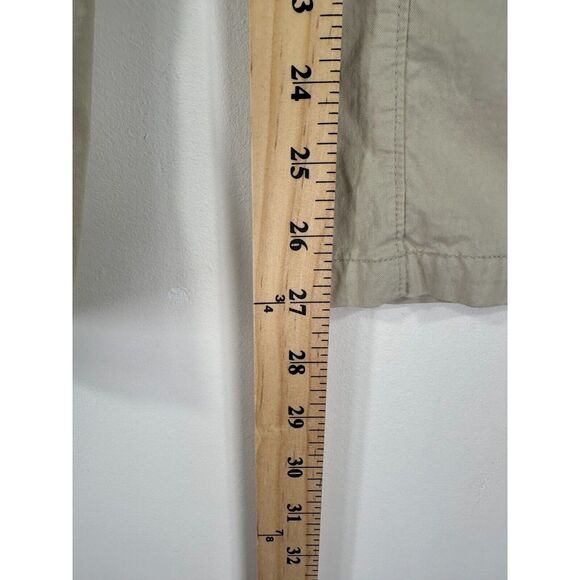 Mountain Hardwear Women Pants 4 Khaki Nylon Stretch Outdoor Hiking Zip Pocket - Picture 5 of 5